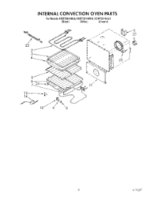 05 - Internal Convection Oven parts for Kitchenaid Range KDDT207AAL0 / from AppliancePartsPros.com