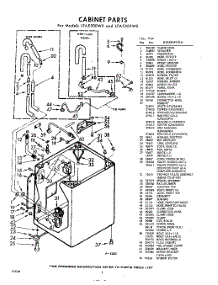 02 - Cabinet parts for Whirlpool Washer LFA5505W0 / from AppliancePartsPros.com