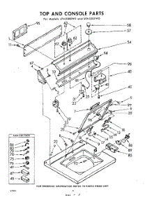 04 - Top And Console parts for Whirlpool Washer LFA5505W0 / from AppliancePartsPros.com