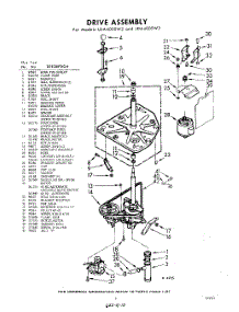 03 - Drive parts for Whirlpool Washer LDA4005W2 / from AppliancePartsPros.com