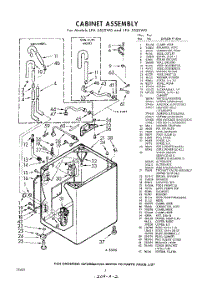 02 - Cabinet parts for Whirlpool Washer LFA5520W0 / from AppliancePartsPros.com