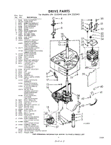 03 - Drive parts for Whirlpool Washer LFA5520W0 / from AppliancePartsPros.com