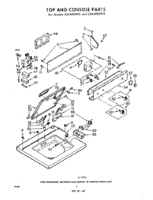 04 - Top And Console parts for Whirlpool Washer LDA4005W3 / from AppliancePartsPros.com