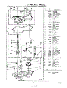09 - Gear Case parts for Whirlpool Washer LHA3800W1 / from AppliancePartsPros.com