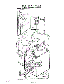 08 - Cabinet parts for Whirlpool Washer LHA3805W0 / from AppliancePartsPros.com
