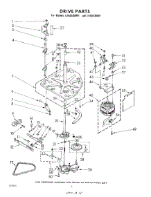 04 - Drive parts for Whirlpool Washer LFA5530W1 / from AppliancePartsPros.com