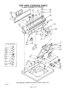 06 - Top And Console parts for Whirlpool Washer LFA5530W1 / from AppliancePartsPros.com