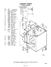 05 - Cabinet parts for Whirlpool Washer LHA4000W0 / from AppliancePartsPros.com