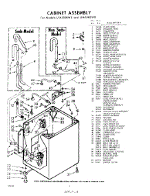 02 - Cabinet parts for Whirlpool Washer LFA5580W0 / from AppliancePartsPros.com