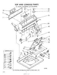 04 - Top And Console parts for Whirlpool Washer LFA5580W0 / from AppliancePartsPros.com