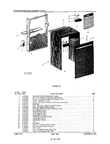 04 - Section parts for Kitchenaid Dehumidifier KDH20 / from AppliancePartsPros.com