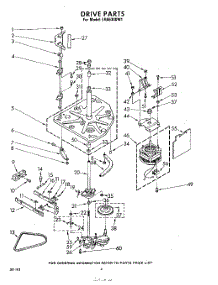 04 - Drive parts for Whirlpool Washer LHA5300W1 / from AppliancePartsPros.com