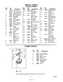 05 - Pump parts for Whirlpool Washer LHA5300W1 / from AppliancePartsPros.com