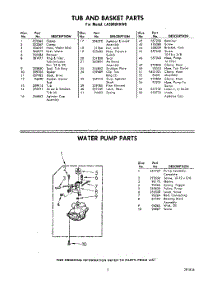 03 - Water Pump parts for Whirlpool Washer LA3800XKW0 / from AppliancePartsPros.com
