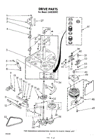 04 - Drive parts for Whirlpool Washer LHA5300W2 / from AppliancePartsPros.com