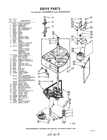 03 - Drive parts for Whirlpool Washer LDA5500W0 / from AppliancePartsPros.com