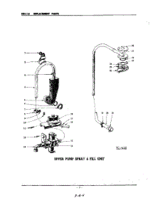 09 - Upper Pump Spray And Fill parts for Kitchenaid Dishwasher KDI16 / from AppliancePartsPros.com