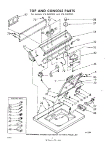 04 - Top And Console parts for Whirlpool Washer LFA5600W0 / from AppliancePartsPros.com