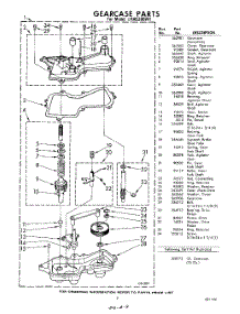 09 - Gear Case parts for Whirlpool Washer LHA5380W1 / from AppliancePartsPros.com
