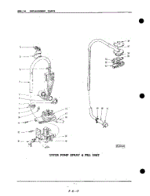 07 - Upper Pump Spray And Fill parts for Kitchenaid Dishwasher KDI16WSC / from AppliancePartsPros.com