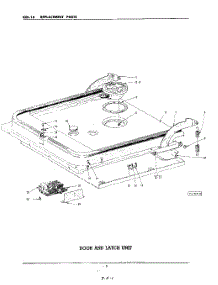 09 - Door And Latch parts for Kitchenaid Dishwasher KDI16WSC / from AppliancePartsPros.com