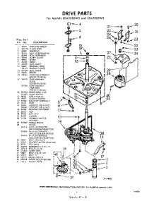 03 - Drive parts for Whirlpool Washer LDA5500W3 / from AppliancePartsPros.com