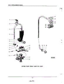 06 - Upper Pump Spray And Fill parts for Kitchenaid Dishwasher KDI17 / from AppliancePartsPros.com