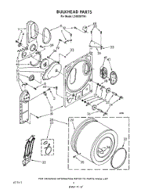 03 - Section parts for Whirlpool Dryer LE4900XTN1 / from AppliancePartsPros.com