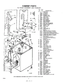 02 - Cabinet parts for Whirlpool Washer LFA5605W1 / from AppliancePartsPros.com
