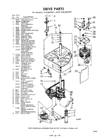 03 - Drive parts for Whirlpool Washer LFA5605W1 / from AppliancePartsPros.com