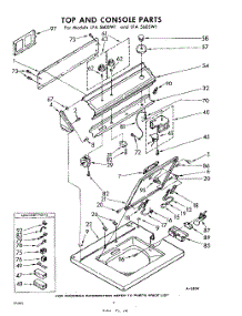 04 - Top And Console parts for Whirlpool Washer LFA5605W1 / from AppliancePartsPros.com