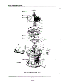 07 - Wash And Drain Pump parts for Kitchenaid Dishwasher KDI18 / from AppliancePartsPros.com