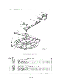 13 - Middle Wash Arm parts for Kitchenaid Dishwasher KDI18 / from AppliancePartsPros.com