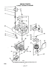 04 - Drive parts for Whirlpool Washer LHA5530W0 / from AppliancePartsPros.com
