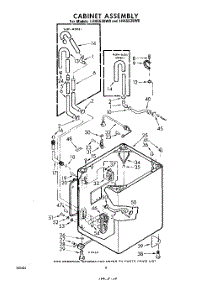 08 - Cabinet parts for Whirlpool Washer LHA5530W0 / from AppliancePartsPros.com