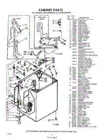 02 - Cabinet parts for Whirlpool Washer LDA5505W2 / from AppliancePartsPros.com