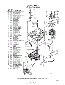 03 - Drive parts for Whirlpool Washer LFA5680W0 / from AppliancePartsPros.com
