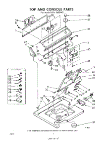 04 - Top And Console parts for Whirlpool Washer LFA5680W0 / from AppliancePartsPros.com