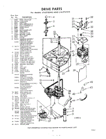 03 - Drive parts for Whirlpool Washer LFA5700W0 / from AppliancePartsPros.com