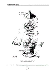 12 - Wash And Drain Pump parts for Kitchenaid Dishwasher KDI20 / from AppliancePartsPros.com