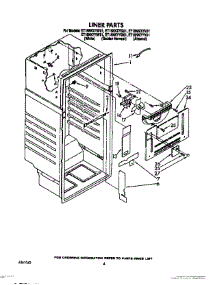 03 - Liner parts for Whirlpool Refrigerator ET18NKXYN01 / from AppliancePartsPros.com
