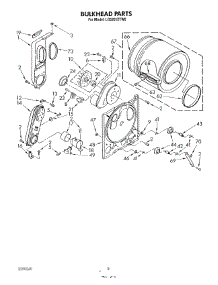 05 - Bulkhead parts for Whirlpool Dryer LG5201XTG0 / from AppliancePartsPros.com