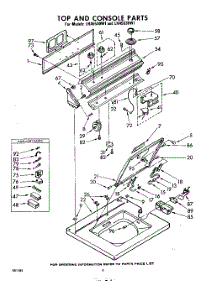 06 - Top And Console parts for Whirlpool Washer LHA5535W1 / from AppliancePartsPros.com