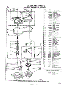 09 - Gear Case parts for Whirlpool Washer LHA5535W1 / from AppliancePartsPros.com