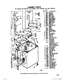 03 - Cabinet parts for Whirlpool Washer LFA5700W4 / from AppliancePartsPros.com