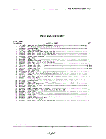 05 - Section parts for Kitchenaid Dishwasher KDI57 / from AppliancePartsPros.com