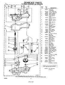 10 - Gearcase parts for Whirlpool Washer LHA5535W2 / from AppliancePartsPros.com