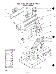 06 - Top And Console parts for Whirlpool Washer LHA5580W0 / from AppliancePartsPros.com