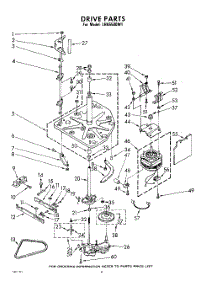 04 - Drive parts for Whirlpool Washer LHA5580W1 / from AppliancePartsPros.com