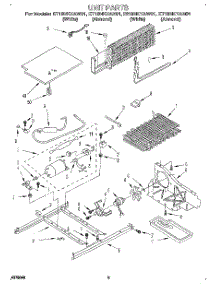 06 - Unit parts for Whirlpool Refrigerator ET18NKYAN01 / from AppliancePartsPros.com